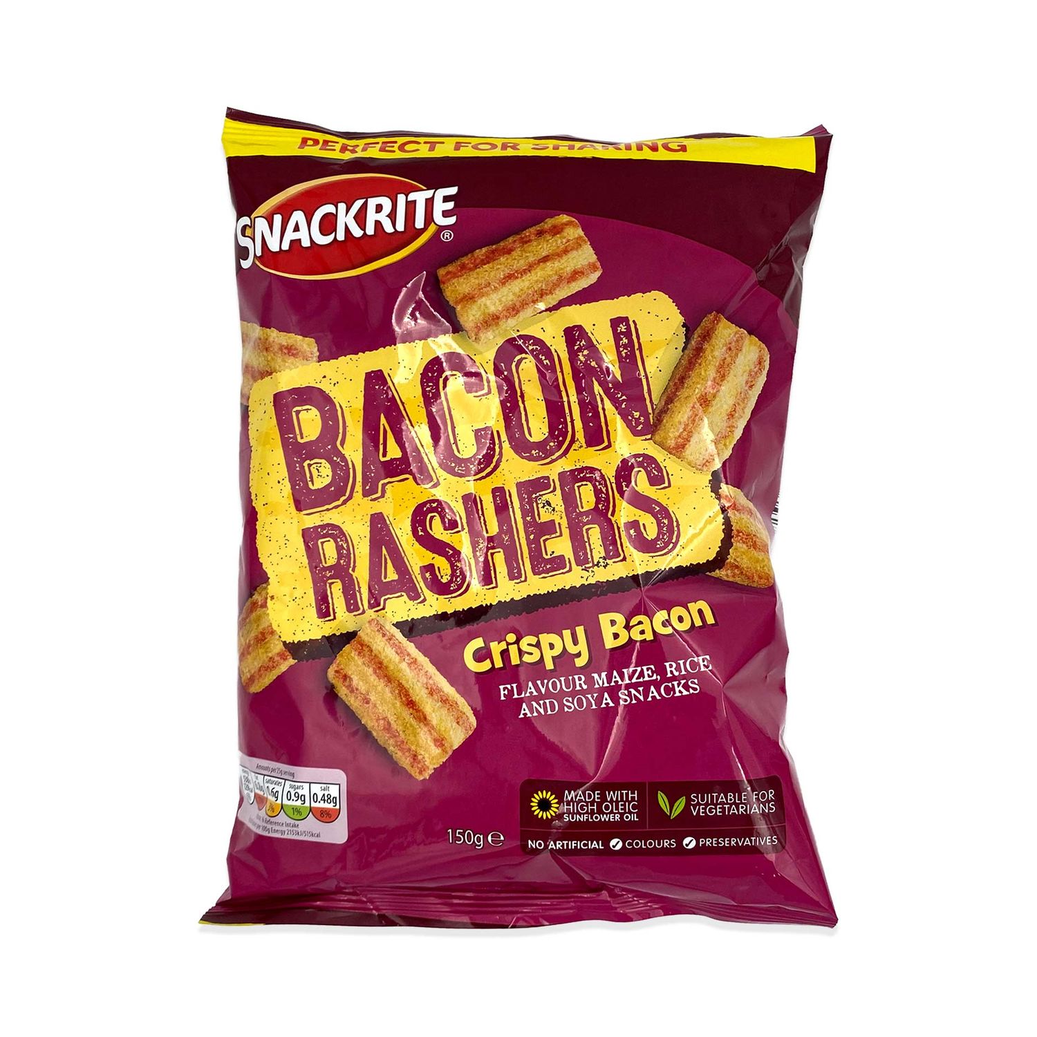 Bacon Rashers 150g Snackrite Aldiie